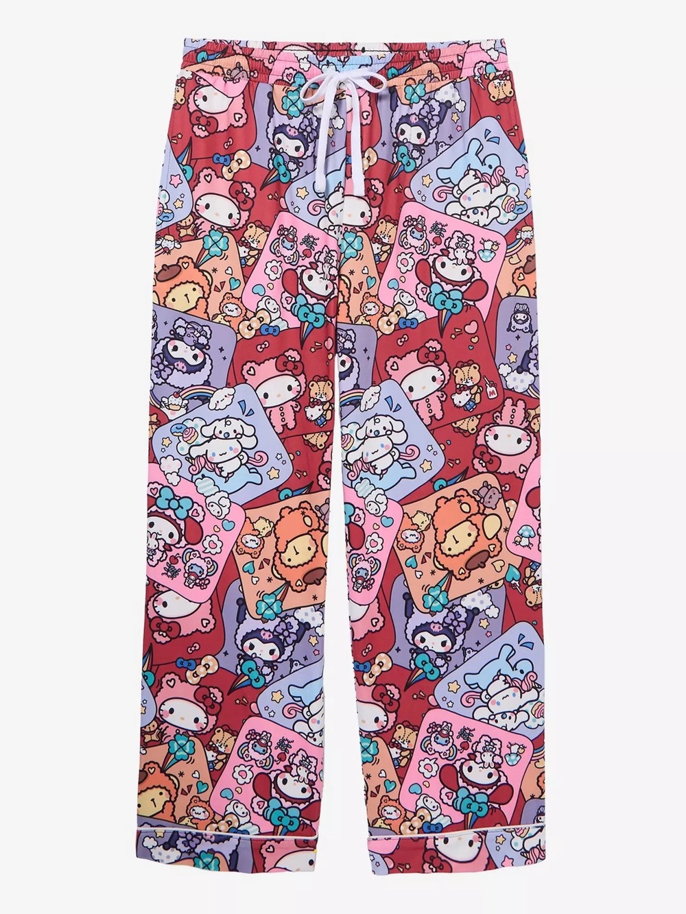 Sanrio Hello Kitty and Friends Stamp Allover Print Sleep Pants — BoxLunch Exclus